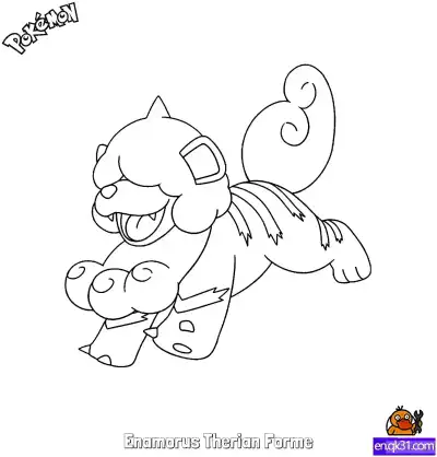 Free printable Enamorus Therian Forme Coloring Page - Free Printable Pokemon Coloring Sheets coloring page